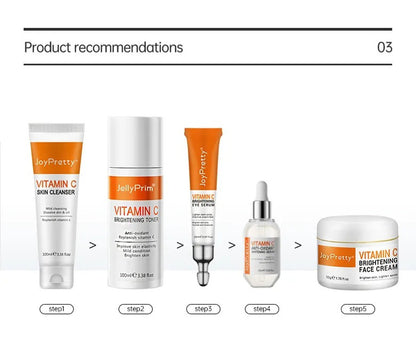JoyPretty Vitamin C Whitening Skin Care Set – Radiance & Brightening