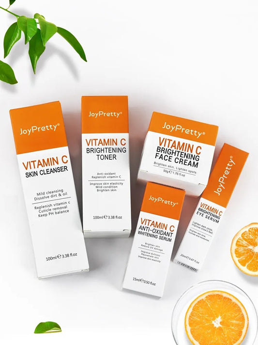 JoyPretty Vitamin C Whitening Skin Care Set – Radiance & Brightening